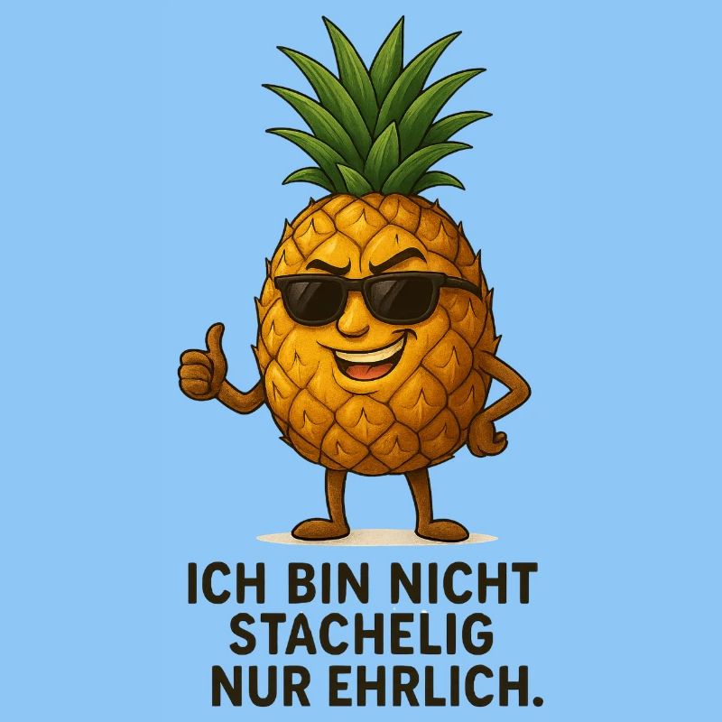 Ananas mit Stil und Ehrlichkeit