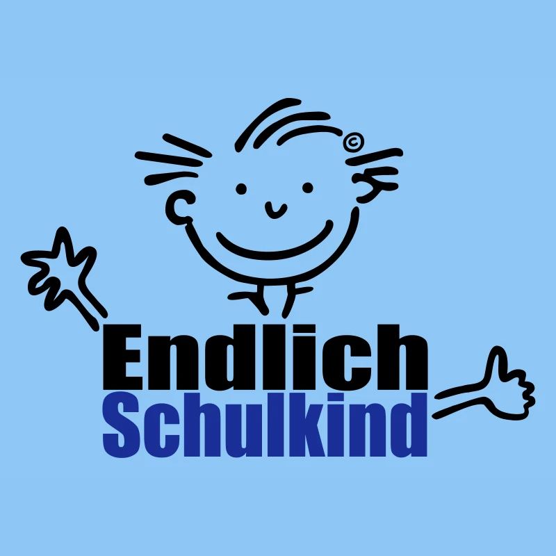 Junge: Endlich Schulkind