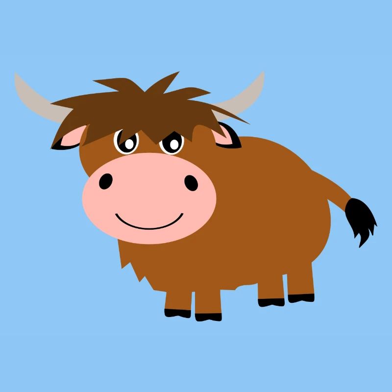Vache bovine des Highlands