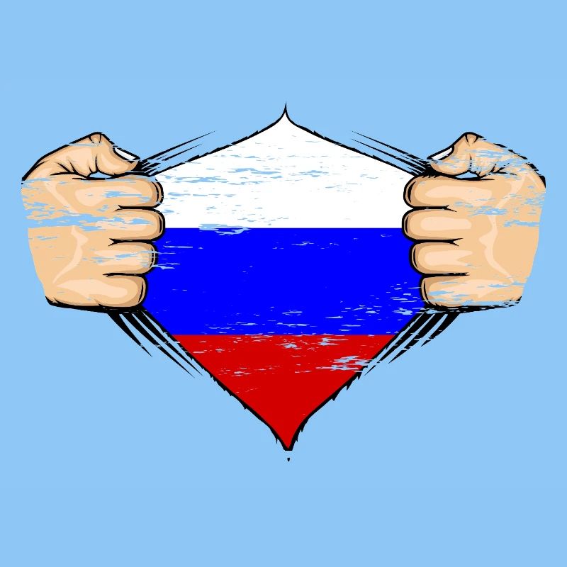Conception du drapeau de la Russie utilisée