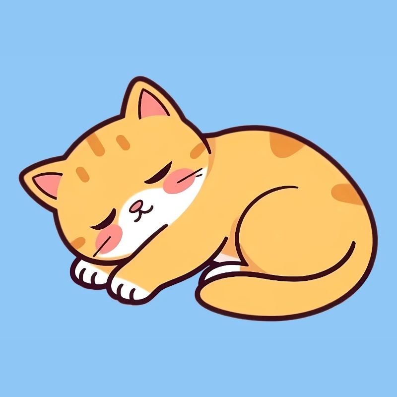 sleeping cat