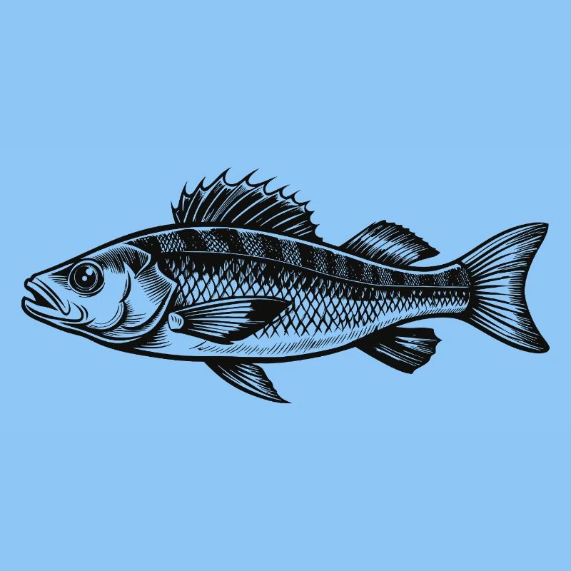 Wolfsbarsch - Angler - Geschenk
