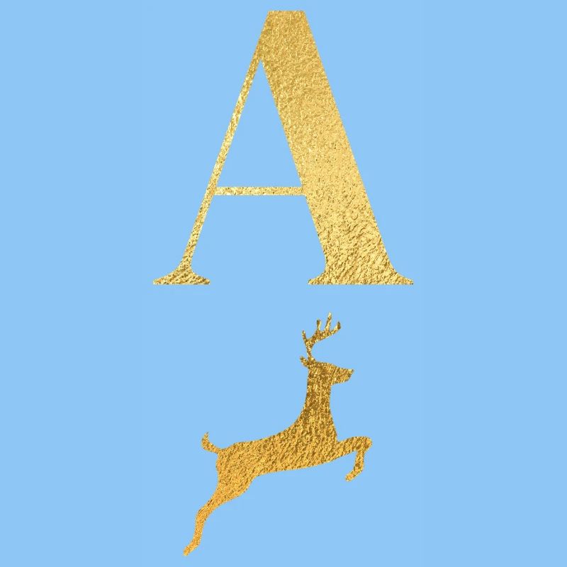Lettre a cerf doré - idée cadeau