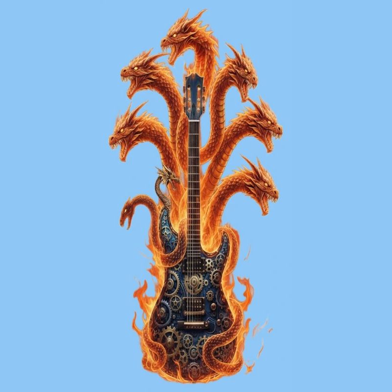 Fire Dragon Guitar Magic