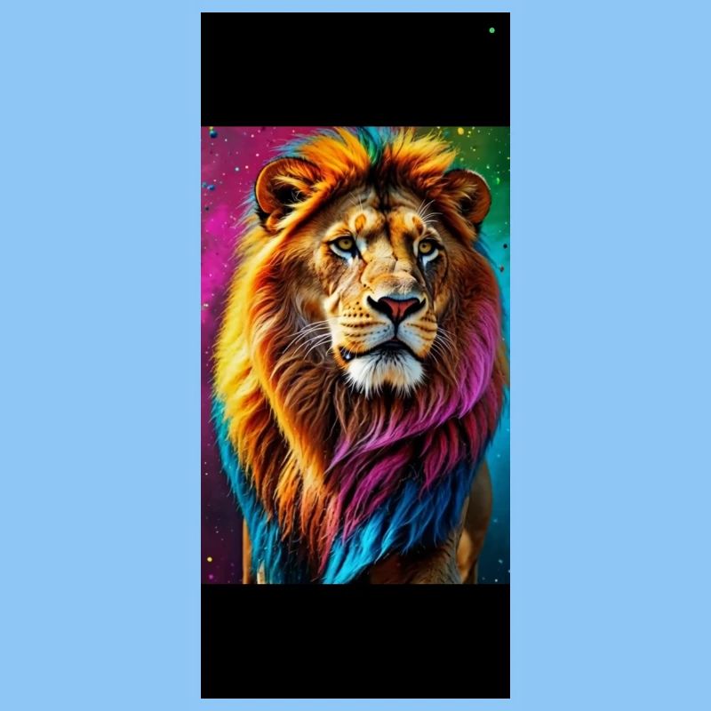 Regenbogen-Löwe