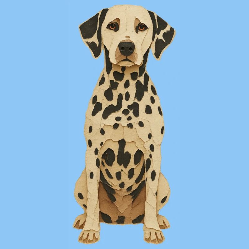 Dalmatian Patch Art Tee
