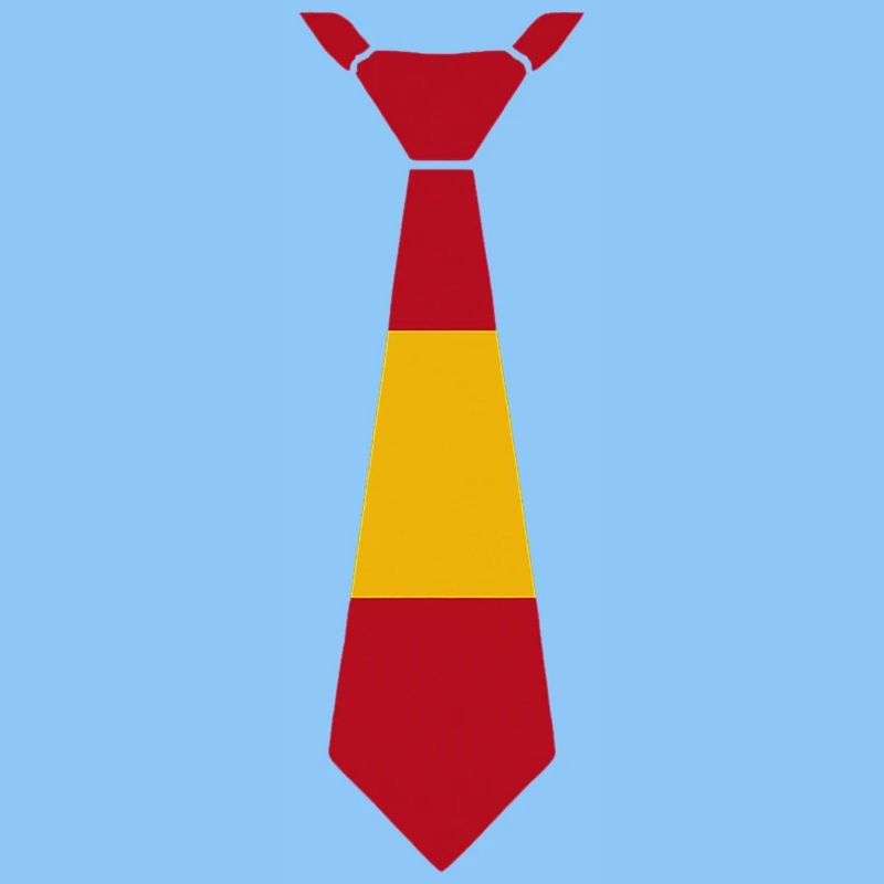 Krawattendesign der deutschen Flagge