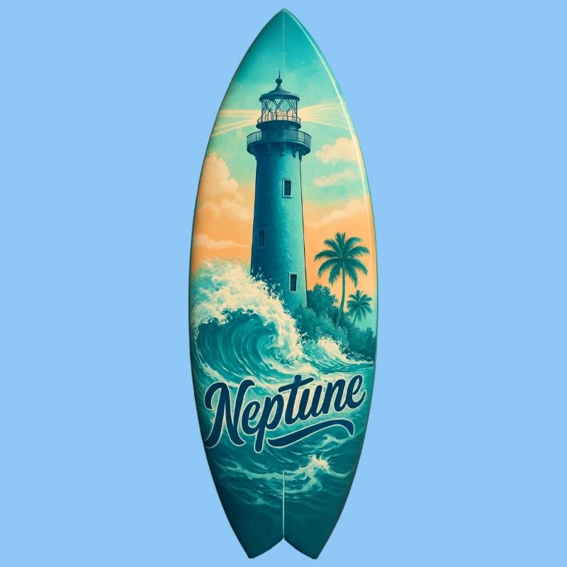 Neptune Lighthouse Surfbrett