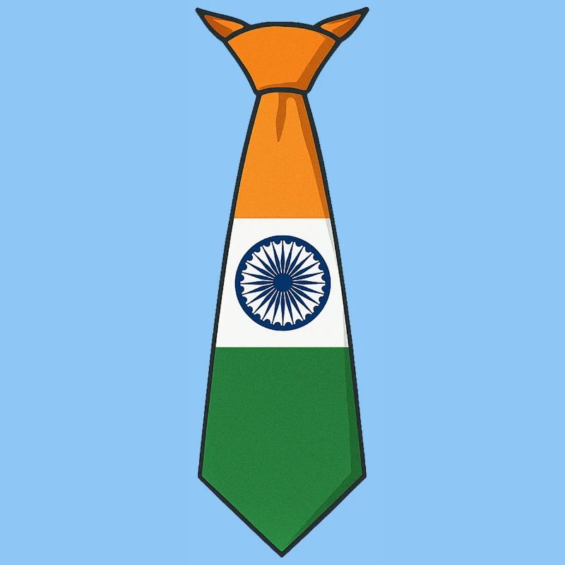 Cravate de l’Inde – Drapeau