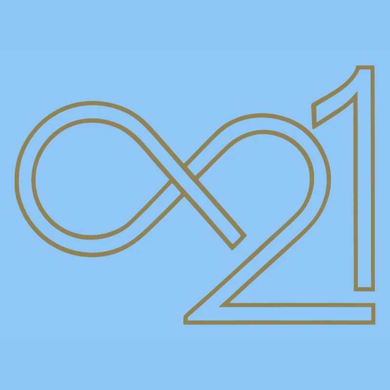 Bitcoin 21 Million Infinite Minimalist