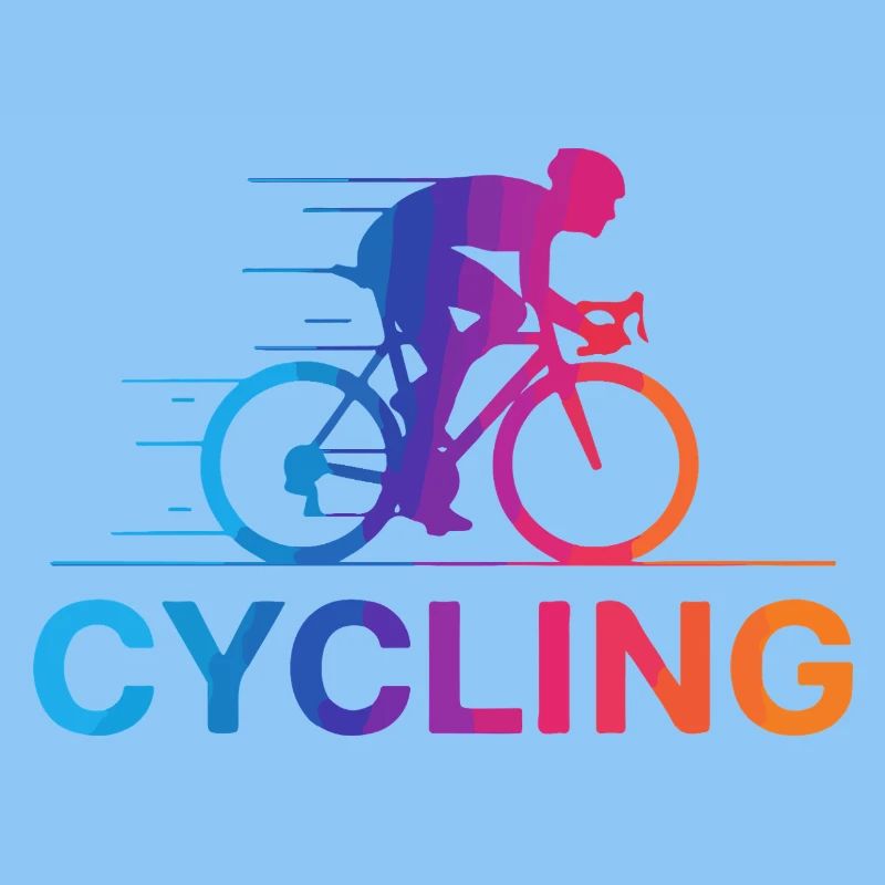 Gradient vibrant du cyclisme