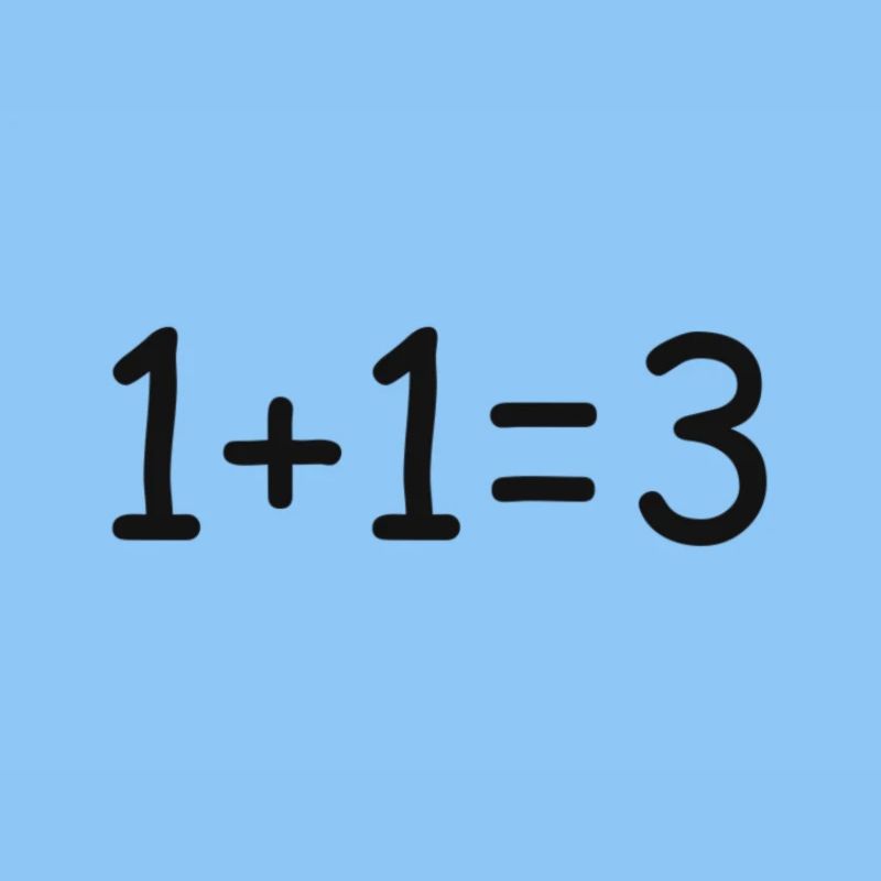 1+1=3