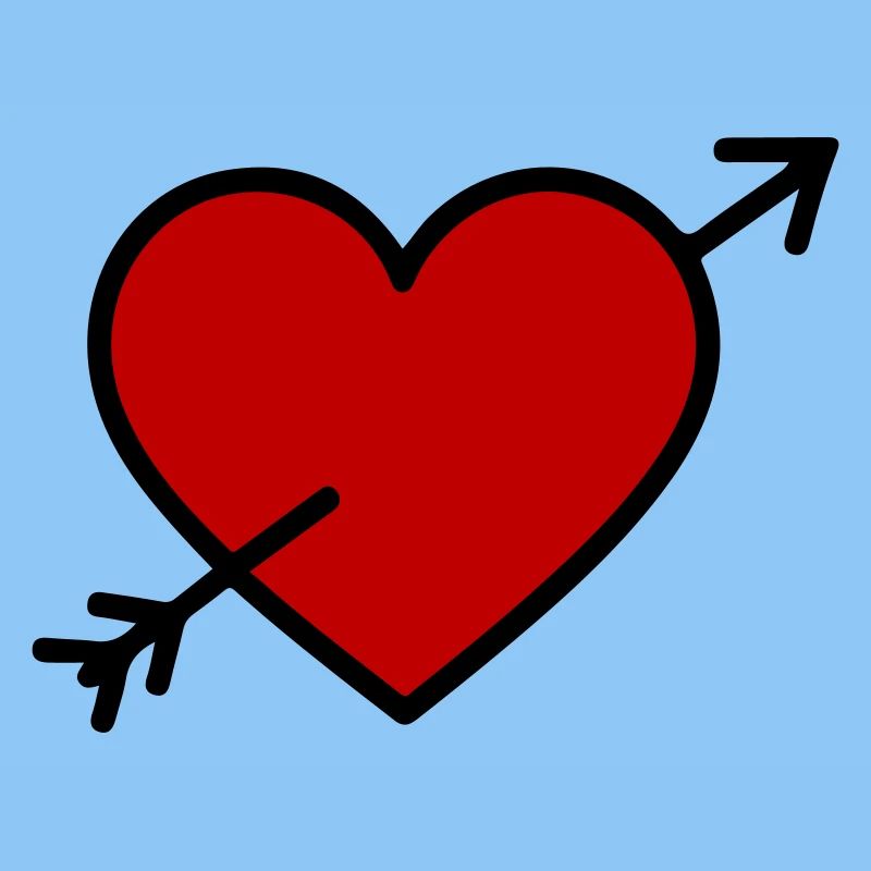 Symbole de coeur Flèche