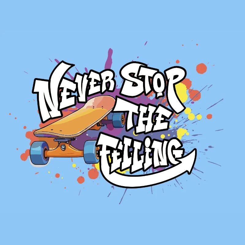 Skateboard Graffiti Motivation Design