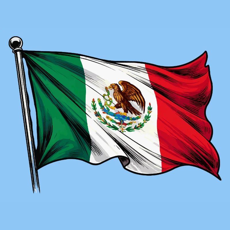 Mexiko Flagge