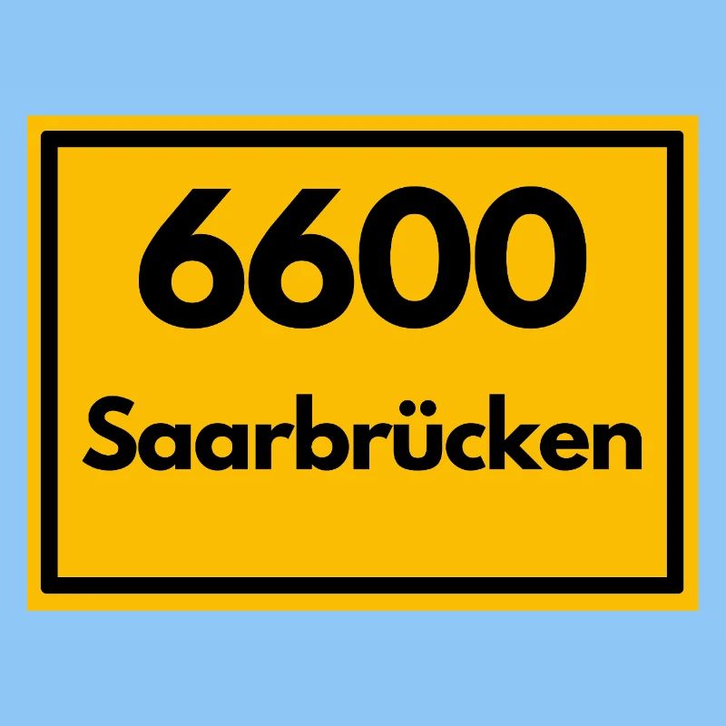 OLD POSTCODE POSTCODE RETRO 6600 SAARBRÜCKEN SAAR