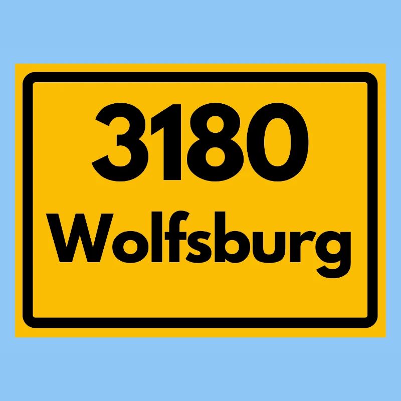 ANCIEN CODE POSTAL RETRO 3180 WOLFSBURG