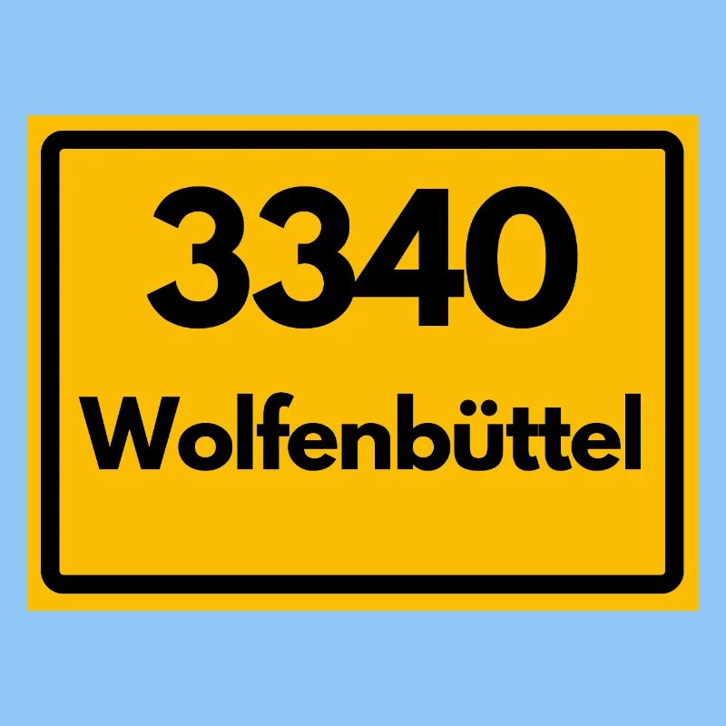 ALTE POSTLEITZAHL PLZ RETRO 3340 WOLFENBÜTTEL 