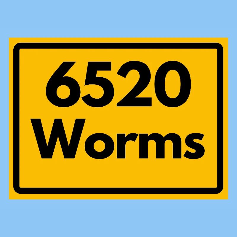 ANCIEN CODE POSTAL RETRO 6520 WORMS
