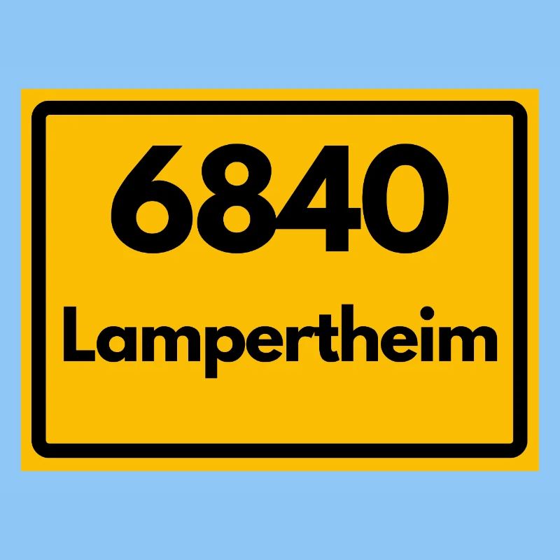ANCIEN CODE POSTAL RETRO 6840 LAMPERTHEIM