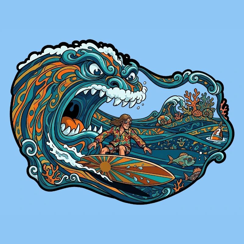 Aventure de vagues géantes de vagues