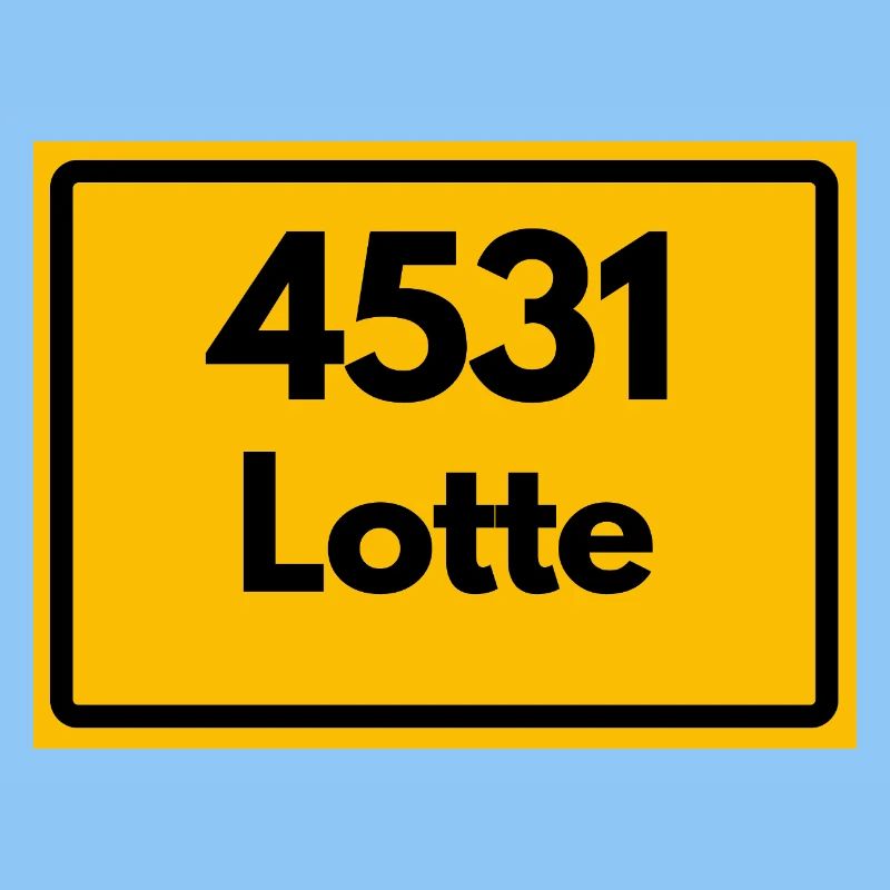 OLD POSTCODE POSTCODE RETRO 4531 LOTTE HEIMATSTOLZ