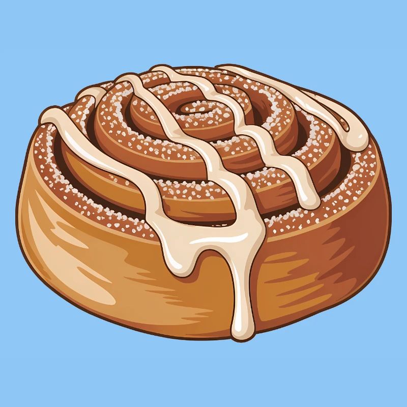 Süße Zimtschnecke