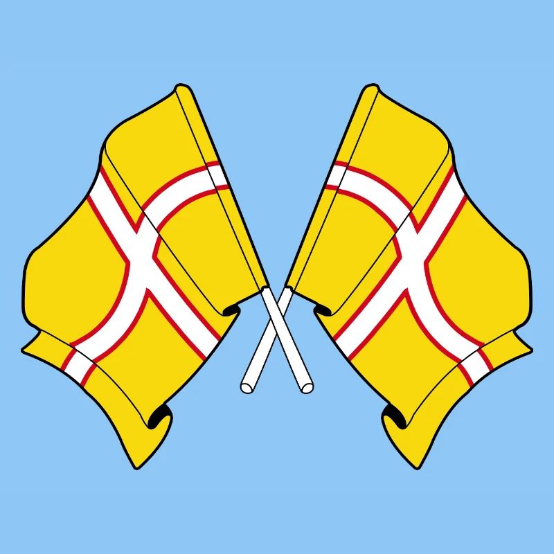 Dorset Crossed Flags