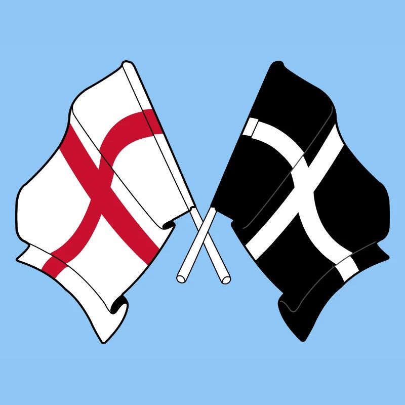 Cornwall & England Crossed
