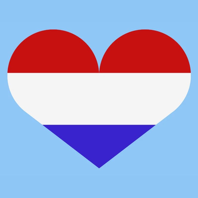Drapeau du cœur des Pays-Bas