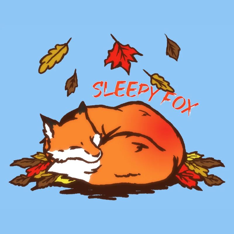 Sleeping Fox Autumn Dream Sleepy Fox