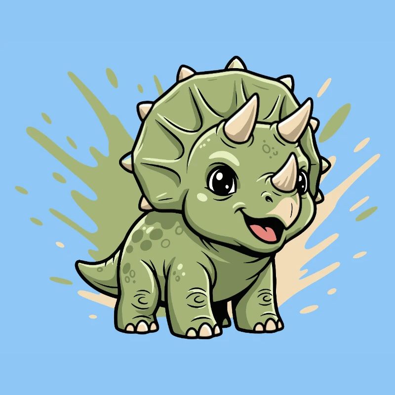 Kleiner Dino Triceratops