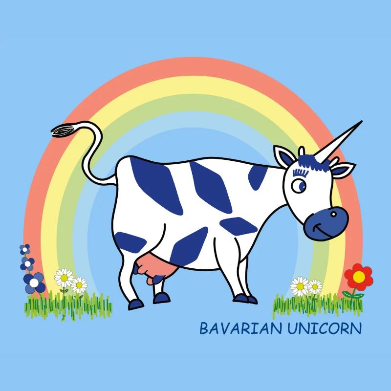BAVARIAN UNICORN - Regenbogen