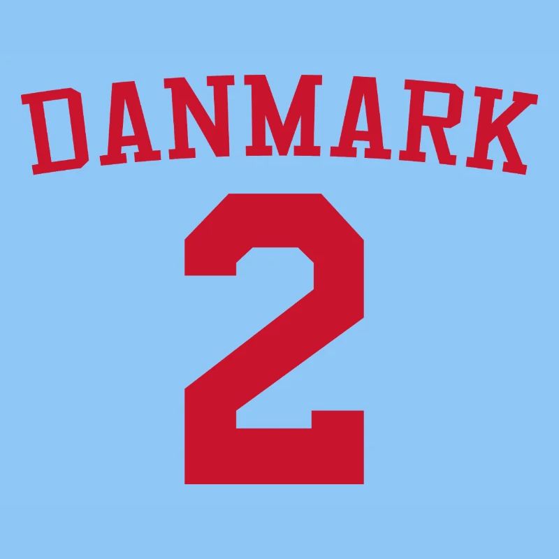 Danemark 2 – Conception de texte rouge