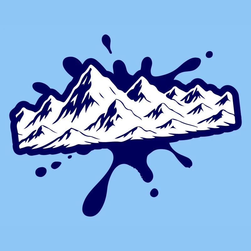 Berge Klecks