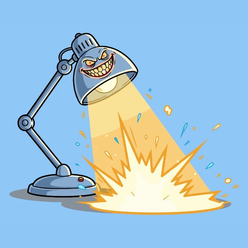 Mischievous Blast Lamp