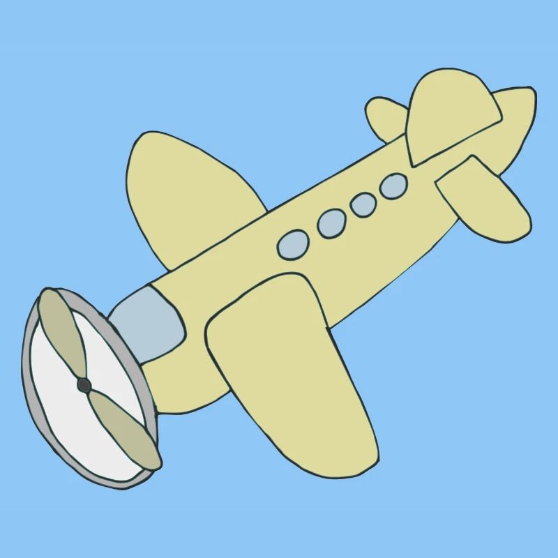 Bande dessinée d’avion