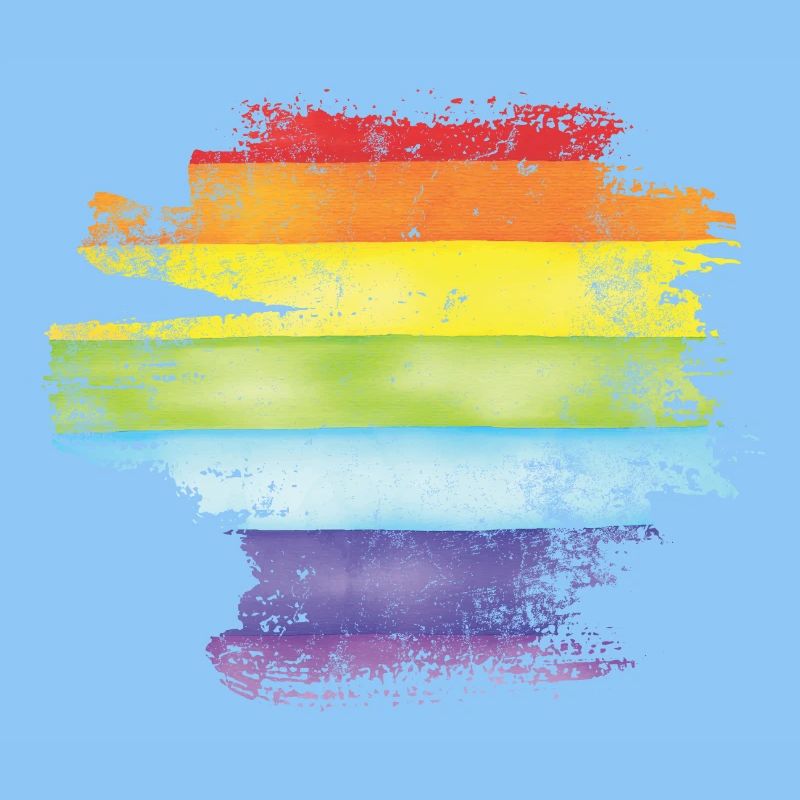 Stolz Pinsel Regenbogen