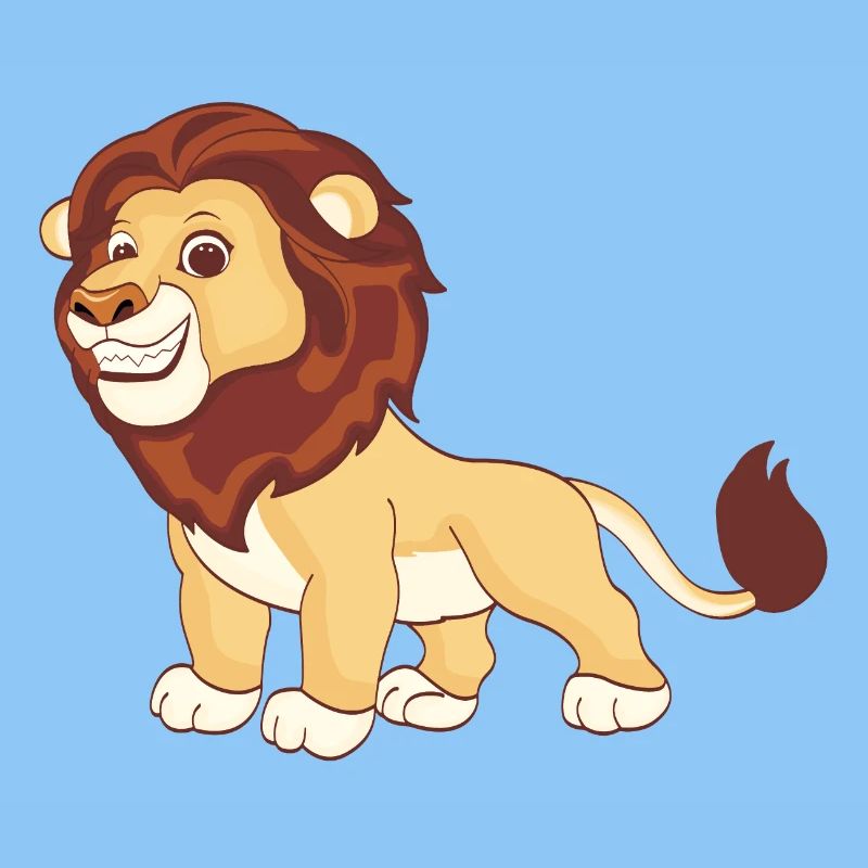 A magnificent lion