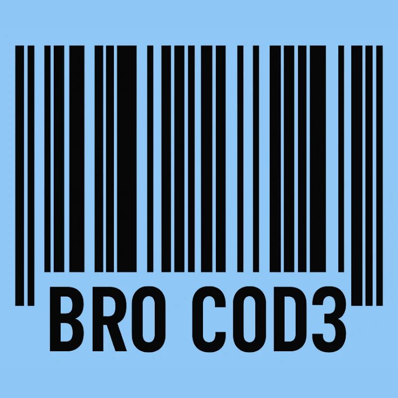 Bro Cod3 Barcode Design - Bro Code