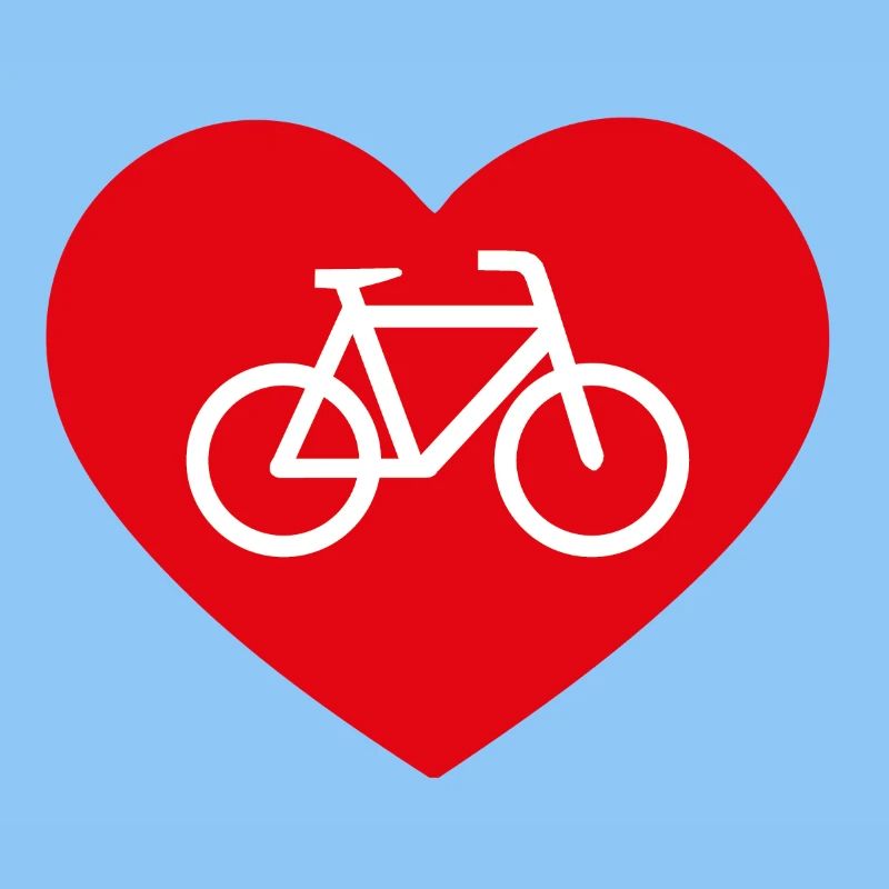 Fahrrad mit Herz
