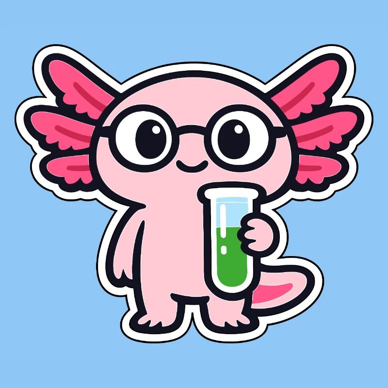 Small Labcreature with wings axolotl