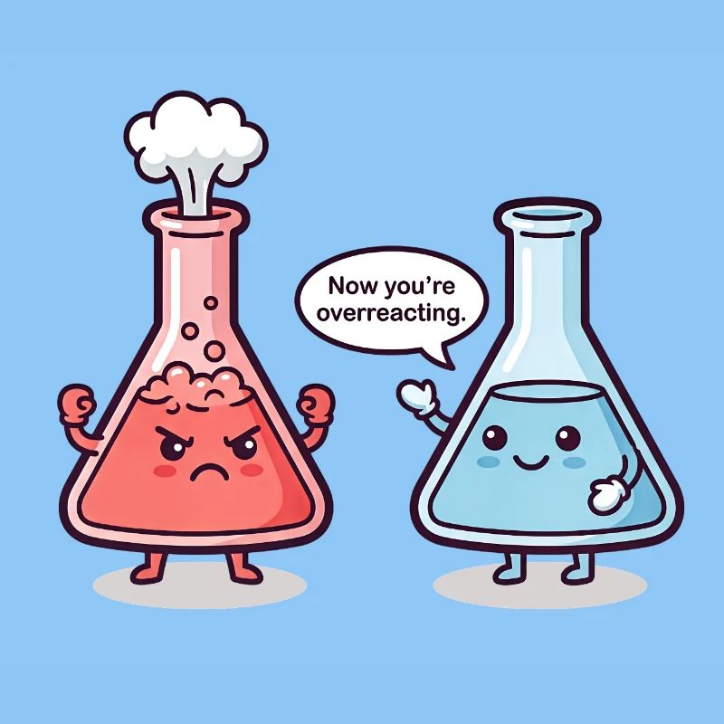Overreacting - Chemist Humor