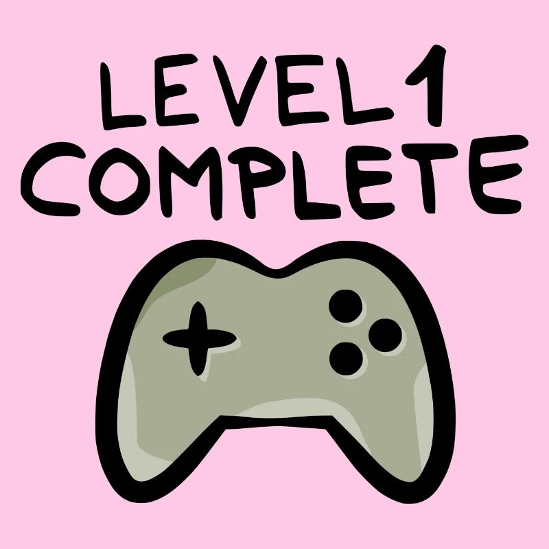 Level 1 complete 1 birthday game console