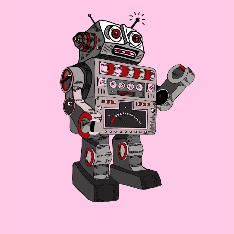 robot robby mr. robot scifi android toy retro pc