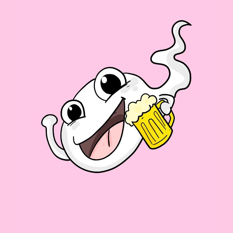 Sperme avec de la bière