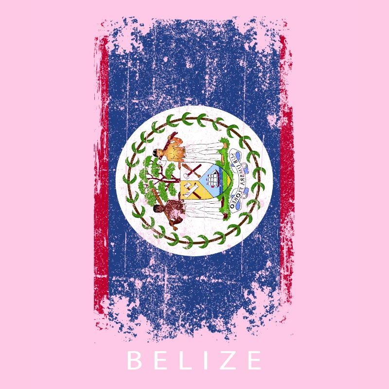 Souvenir avec le drapeau du Belize