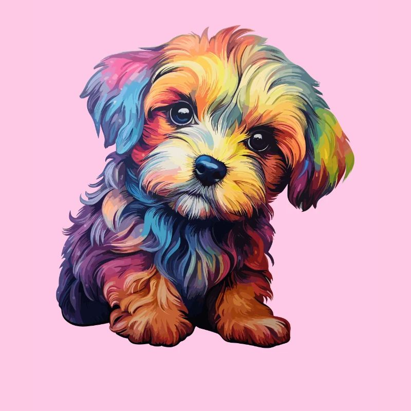 Hündchen-regenbogen