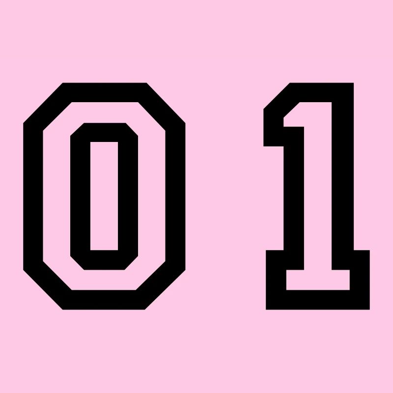 number - 01 - zero one