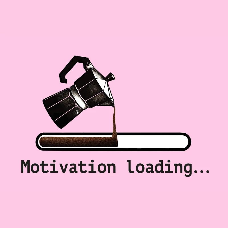 Kaffee kaffeekanne motivation loading